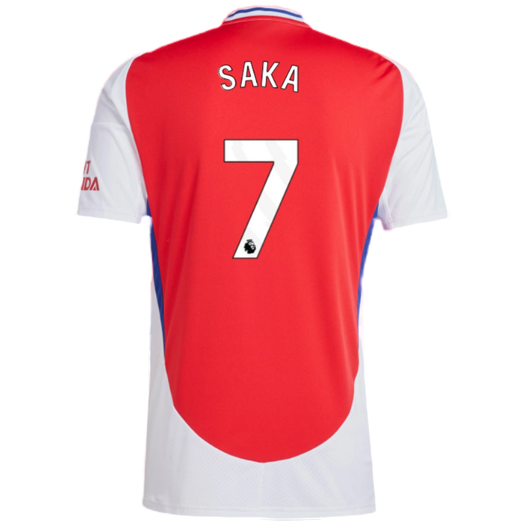 #7 Saka Arsenal Titular Camiseta 2024/2025 - Red and White