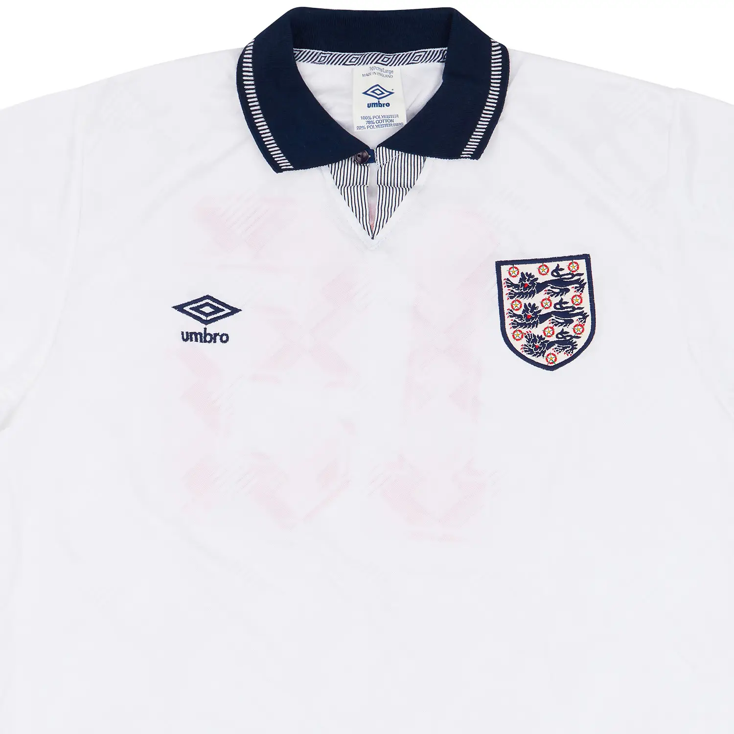 CAMISETA INGLATERRA 1991 HOMBRE (RETRO) - Vitrine Futebolística