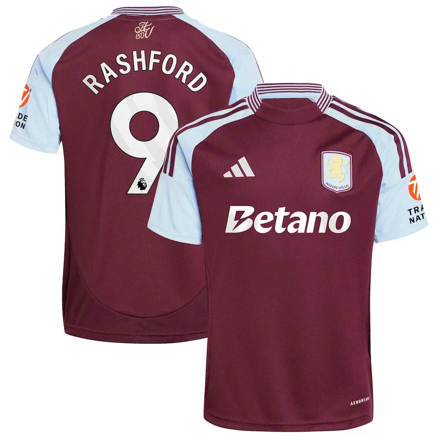Rashford #9 - Aston Villa Titular Camiseta 2024/2025