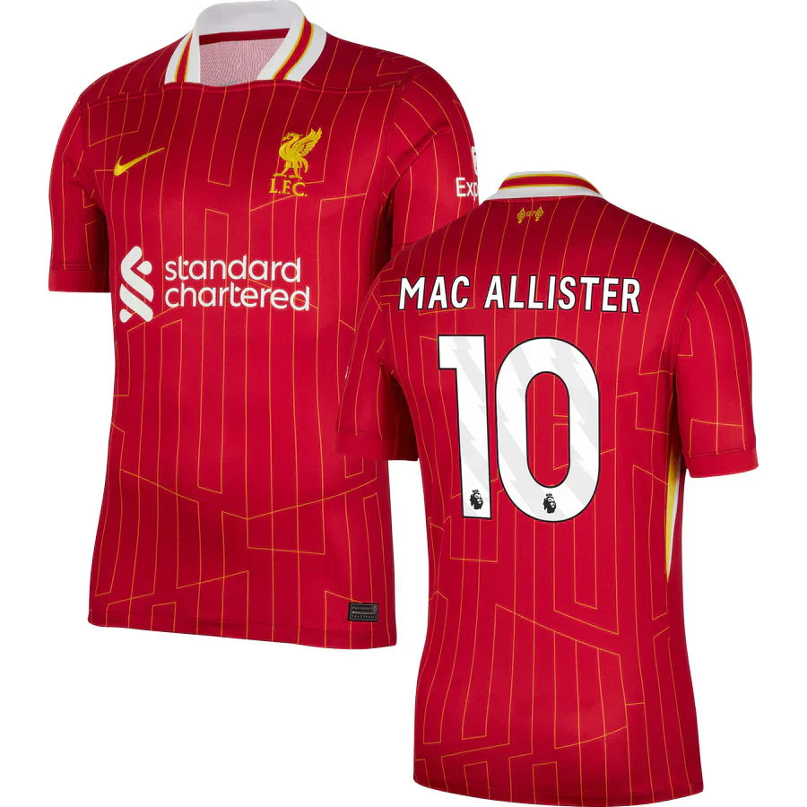#10 Mac Allister Camiseta Liverpool Titular 2024/2025