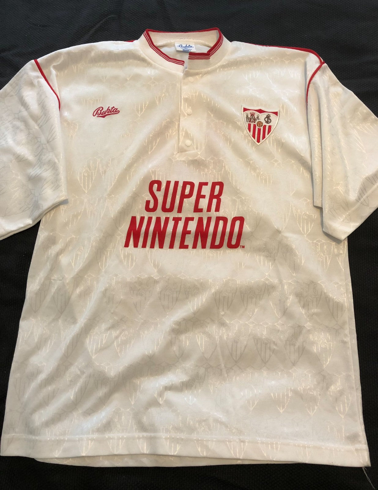 Camiseta Sevilla I 91/92 Hombre (Retro)