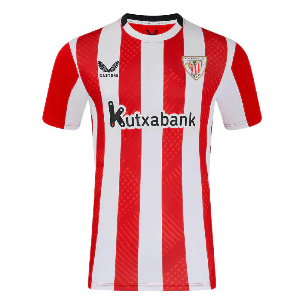 Camiseta Athletic Bilbao I 24/25 Castore Hombre - Roja Y Blanca