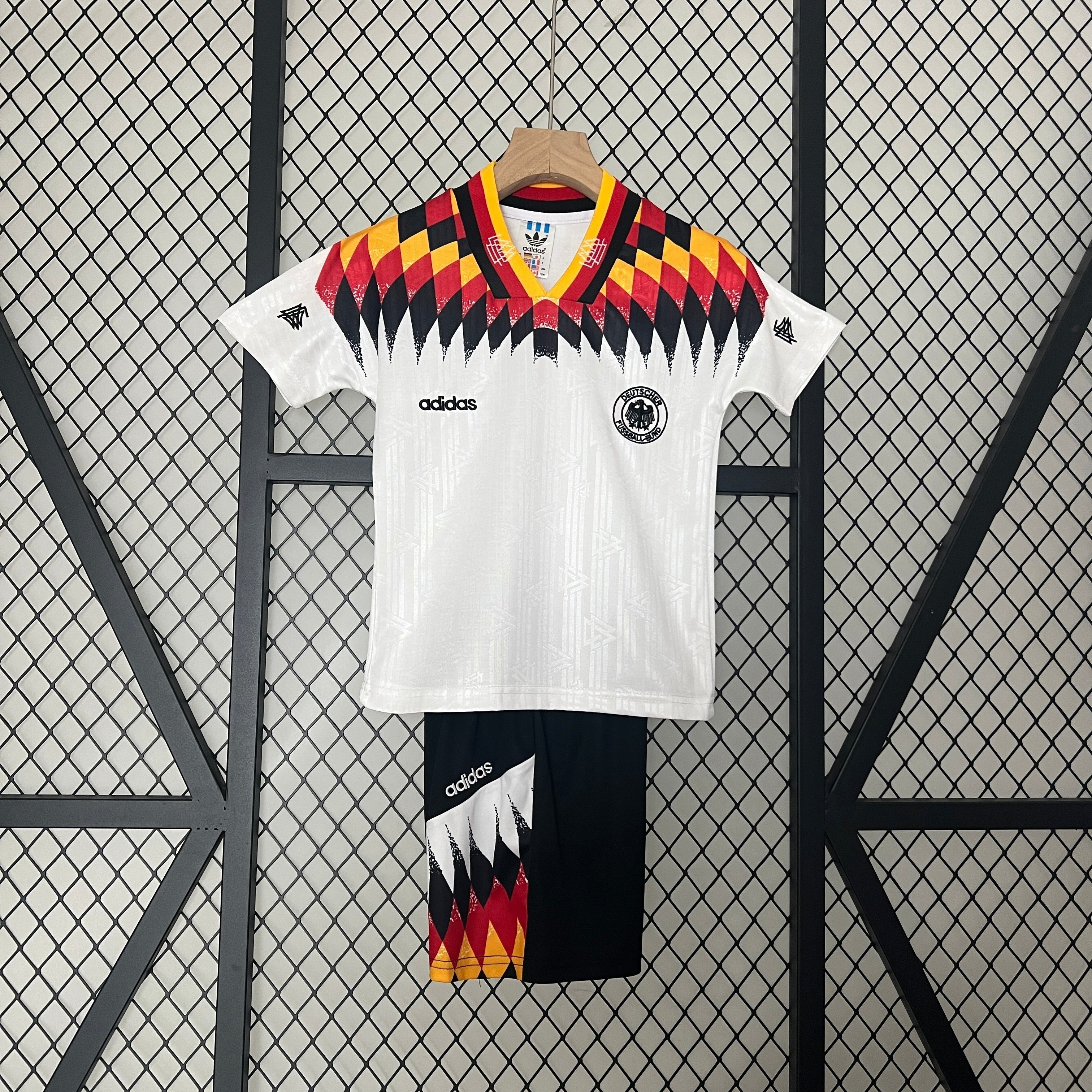 CAMISETA ALEMANIA I 1994 CONJUNTO INFANTIL (RETRO) - Vitrine Futebolística