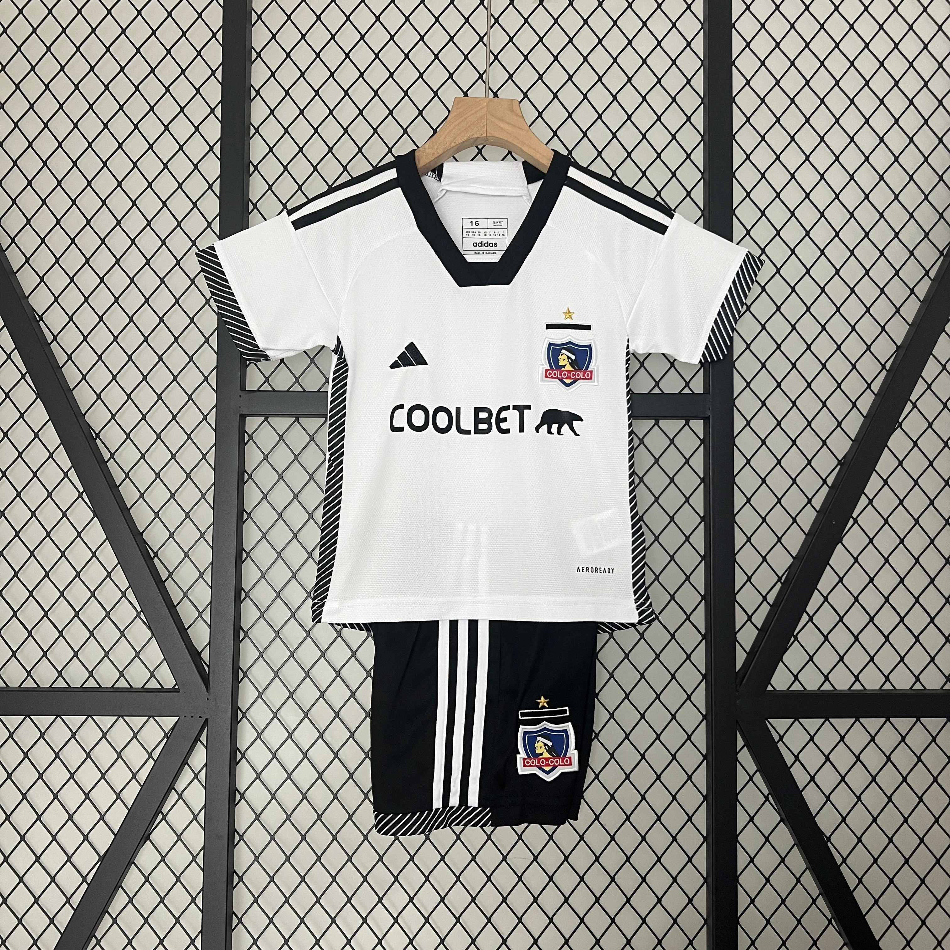 CAMISETA COLO COLO I 24/25 CONJUNTO INFANTIL - Vitrine Futebolística