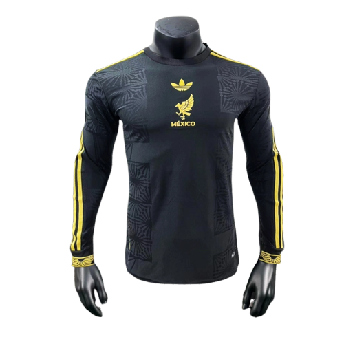 Camiseta México 25/26 Edición Copa Oro - Negro - Manga Larga