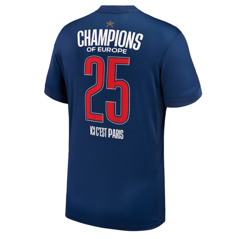 Paris Saint-Germain (PSG) 24/25 Champions Winners - Versión Aficionado