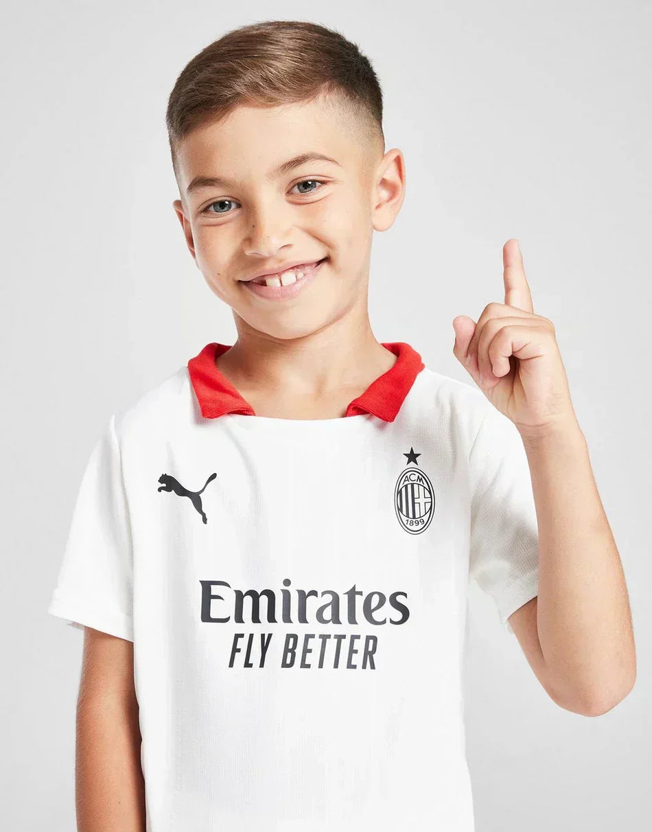 Kids AC Milan Visitante Kit 2024/2025