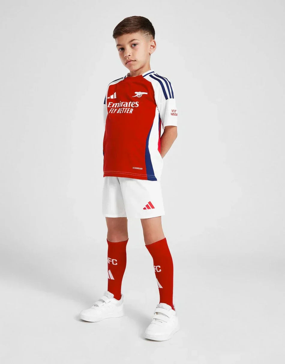 Kids Arsenal Titular Kit 2024/2025 - Red and White