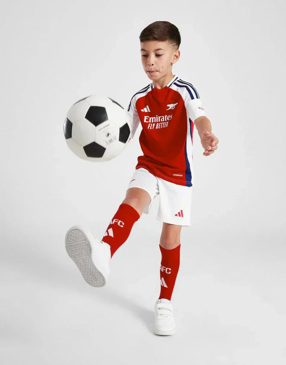 Kids Arsenal Titular Kit 2024/2025 - Red and White