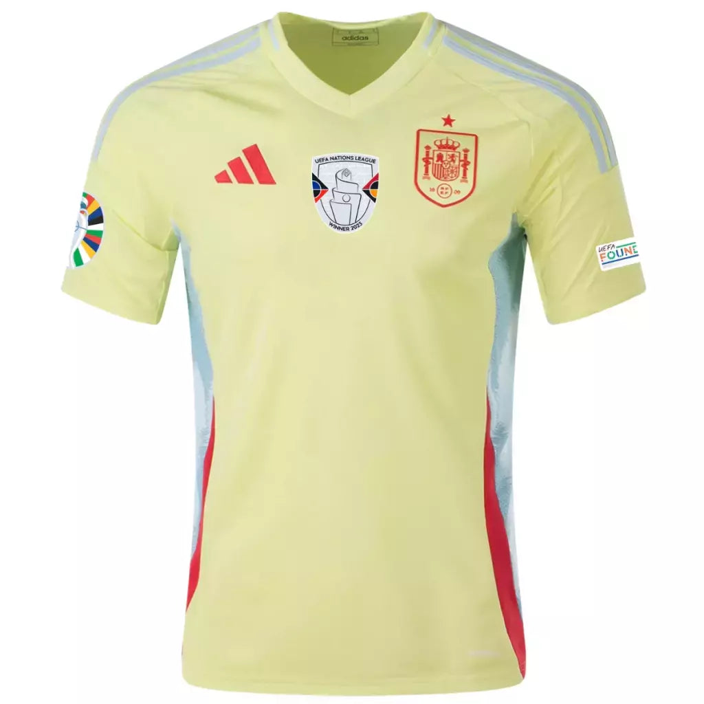 Camiseta España Il 24/25 Hombre Con Parche - De Ia Uefa Nations Ieague Y Ia Eurocopa