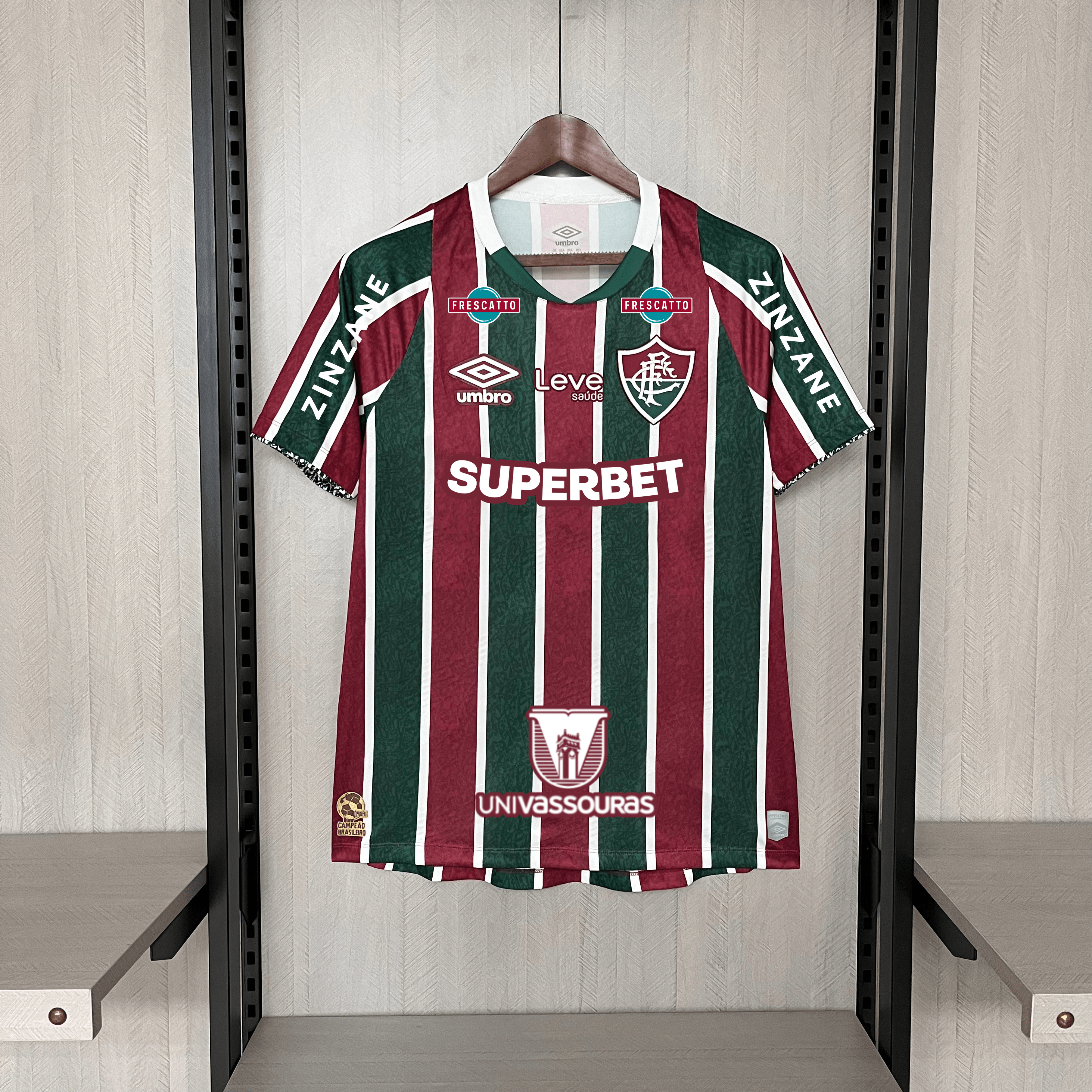 CAMISETA FLUMINENSE I TODOS LOS PATROCINADORES 24/25 HOMBRE - Vitrine Futebolística