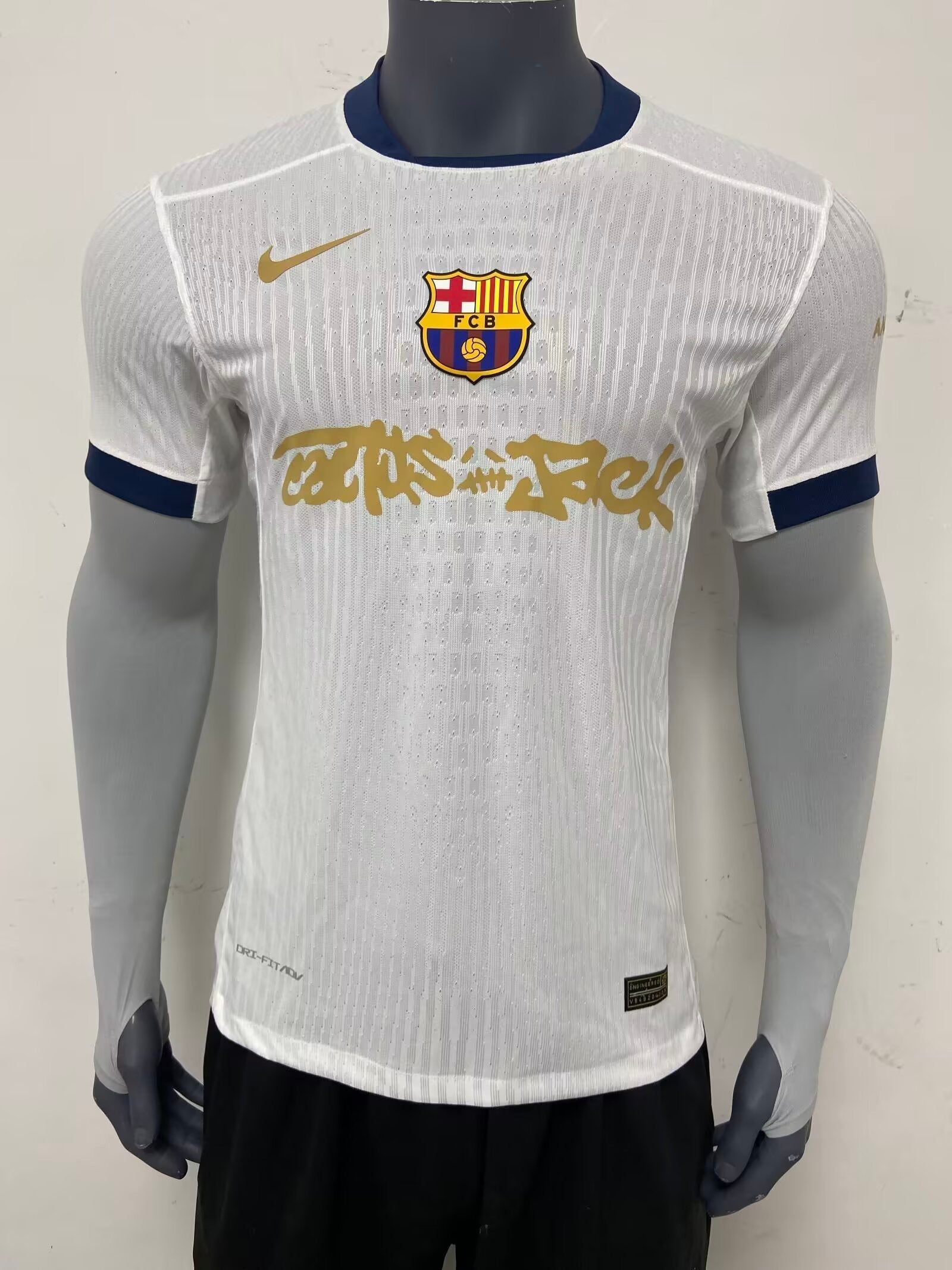 Barcelona X Travis Scott 24/25 white Local Camiseta - Player Version