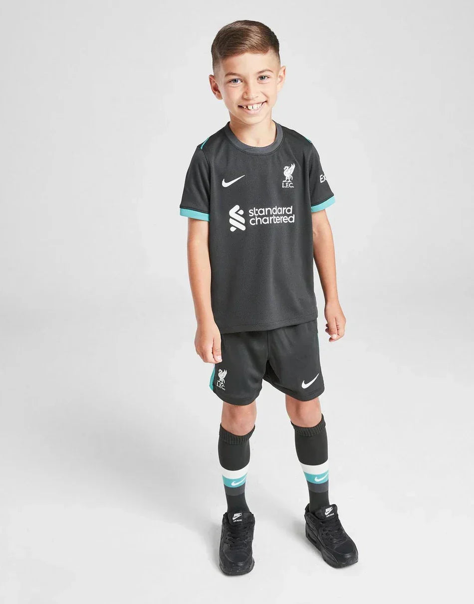 Kids Liverpool Visitante Kit 2024/2025