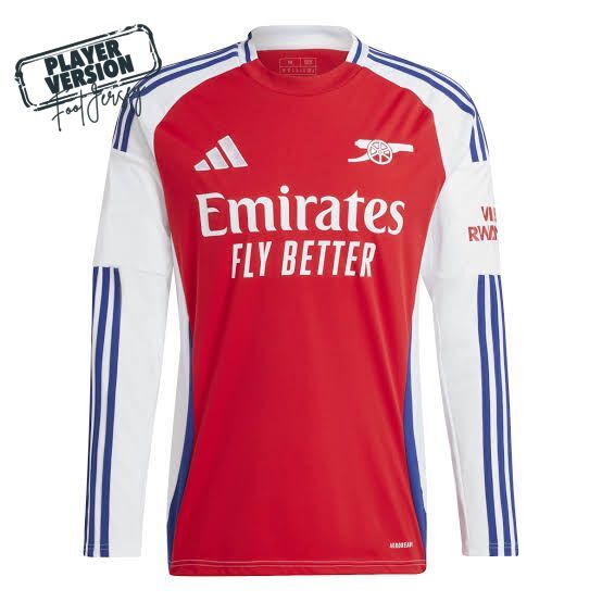 Arsenal Jugador Titular Camiseta 2024/2025 Long Sleeve
