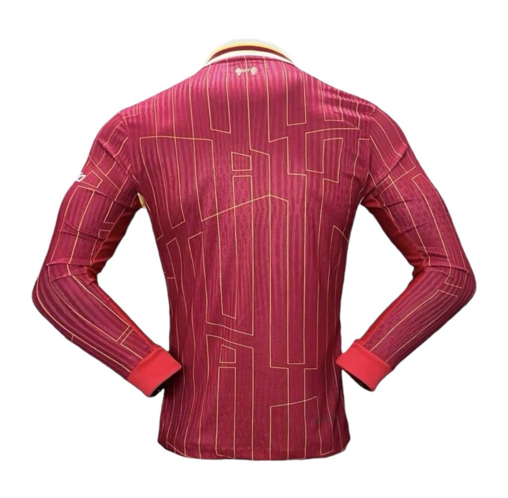 Liverpool Jugador Titular Camiseta 2024/2025 Long Sleeve