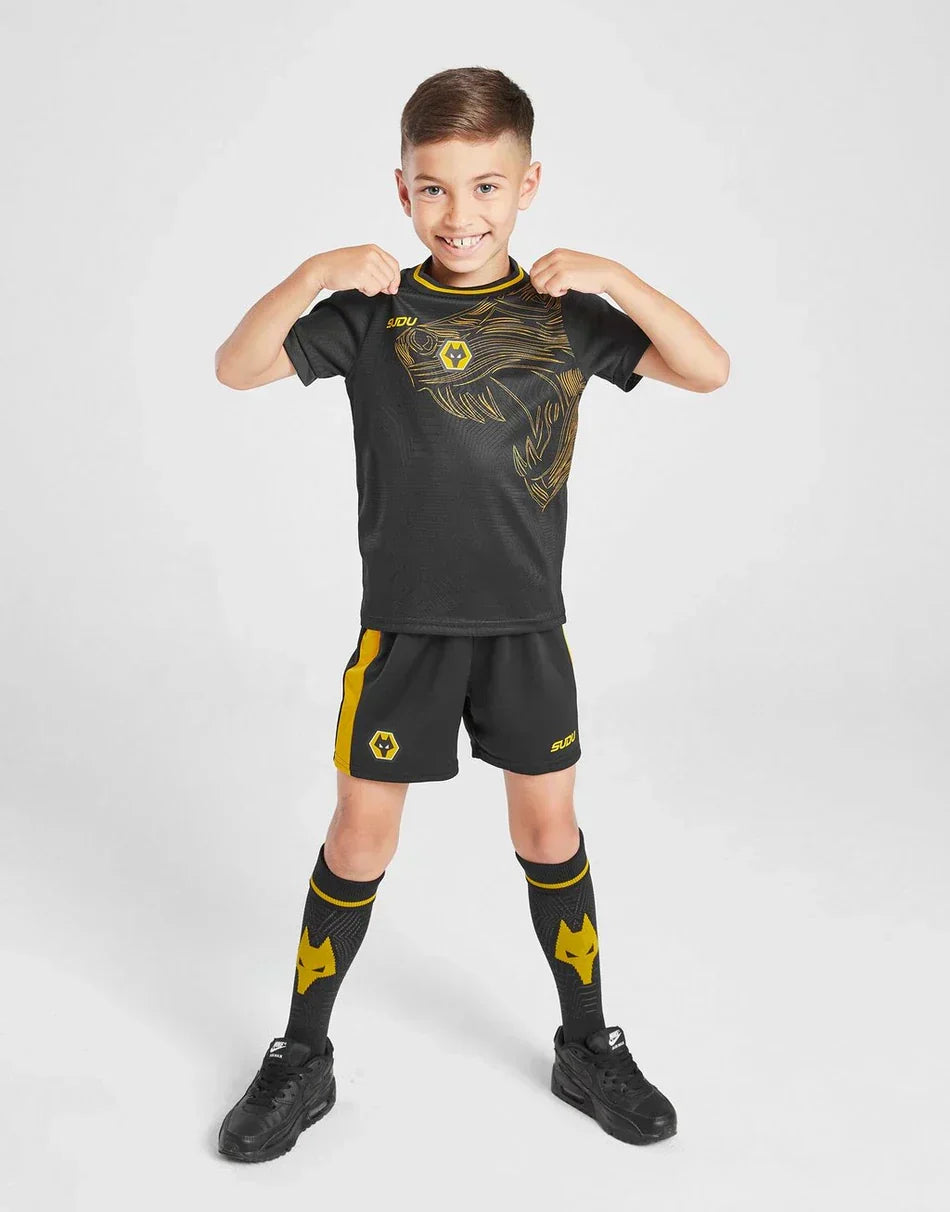 Kids Wolverhampton Wanderers Visitante Kit 2024/2025