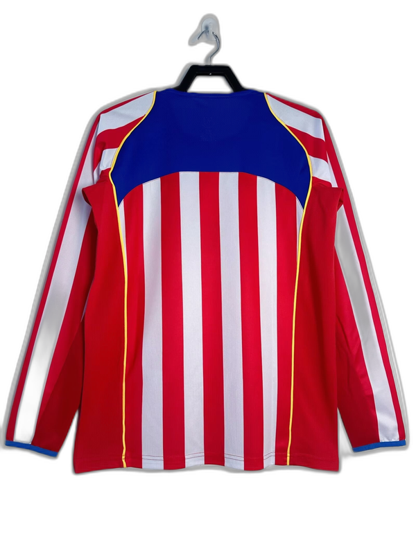 Camiseta Atlético de Madrid 04/05 I Casa - Manga Larga Versión Retro