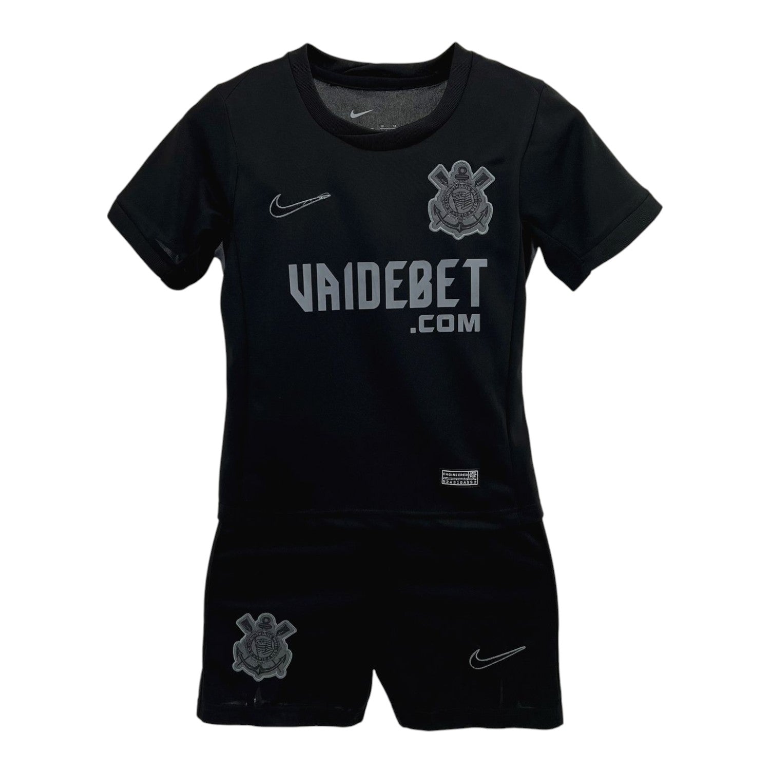 Kids Corinthians Visitante Kit 2024/2025