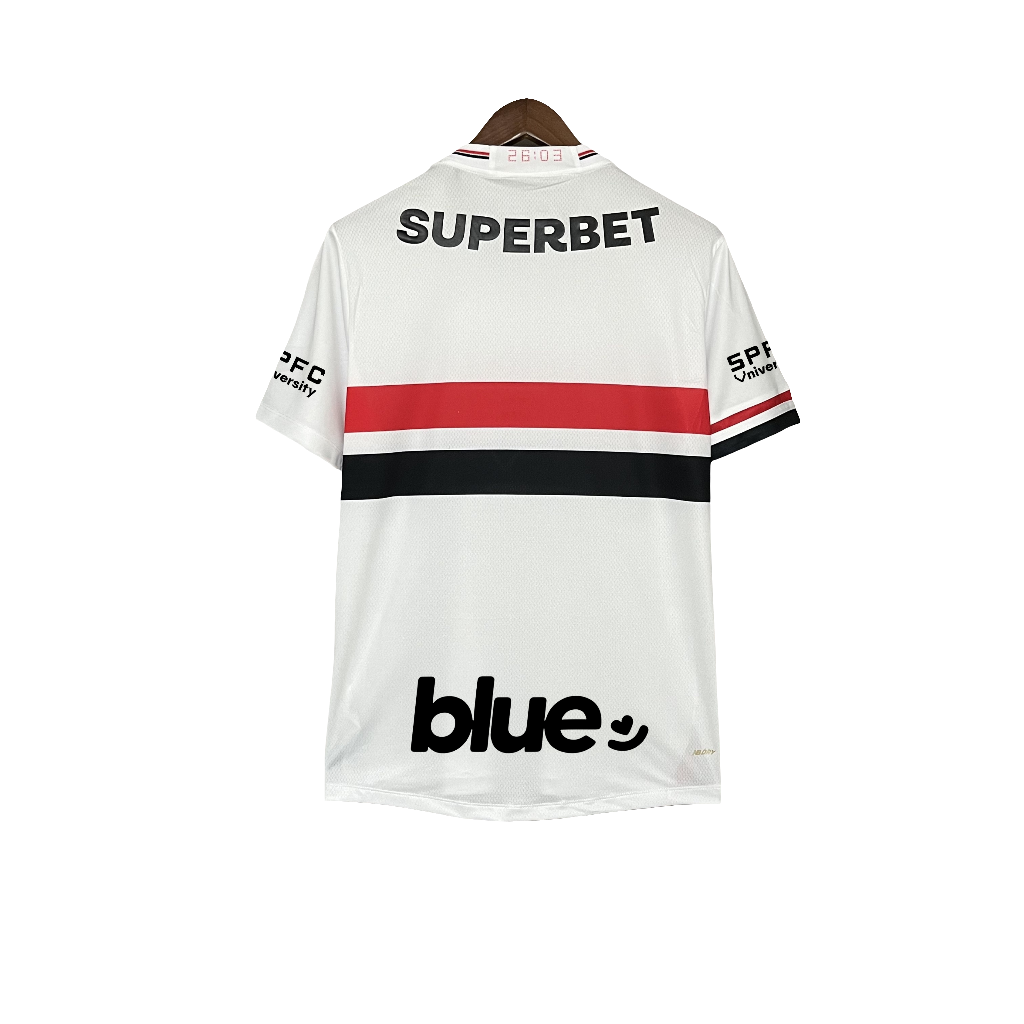 Camiseta São Paulo 25/26 I Casa - Todos los Patrocinios - Versión Aficionado