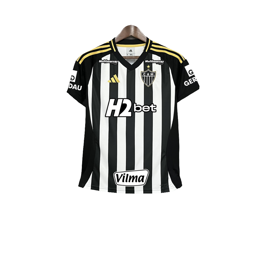Camiseta Atlético Mineiro 25/26 I Casa - Todos los Patrocinios - Femenina
