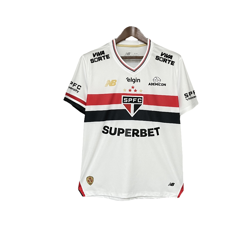 Camiseta São Paulo 25/26 I Casa - Todos los Patrocinios - Versión Aficionado