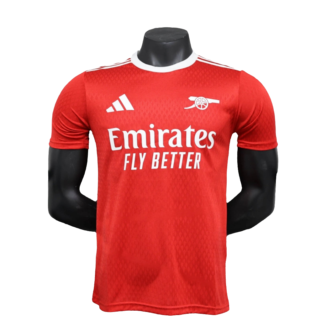 Camiseta Arsenal 25/26 Pre-Juego - Rojo - Versión Jugador