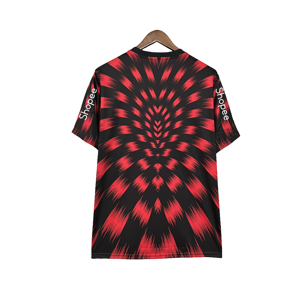 Camiseta Flamengo 25/26 Pre-Juego - Todos los Patrocinios - Versión Aficionado