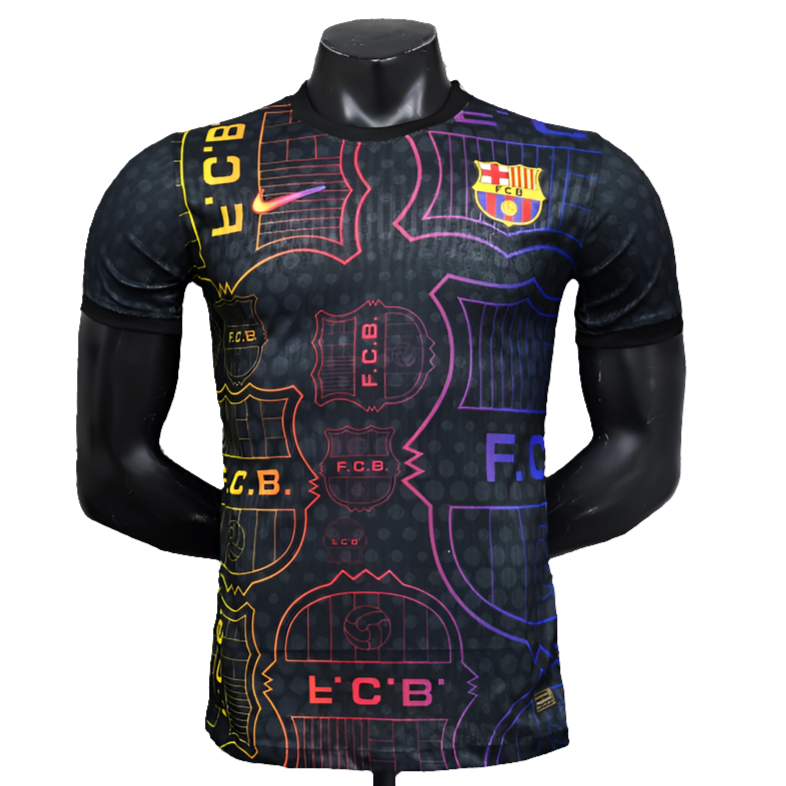 Camiseta Barcelona 25/26 Edición Especial - Negro, Amarillo y Rojo - Versión Jugador