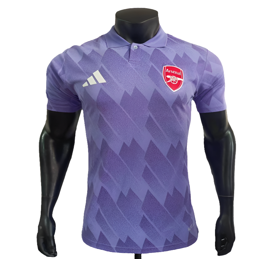 Camiseta Arsenal 25/26 Edición Polo - Morado - Versión Jugador