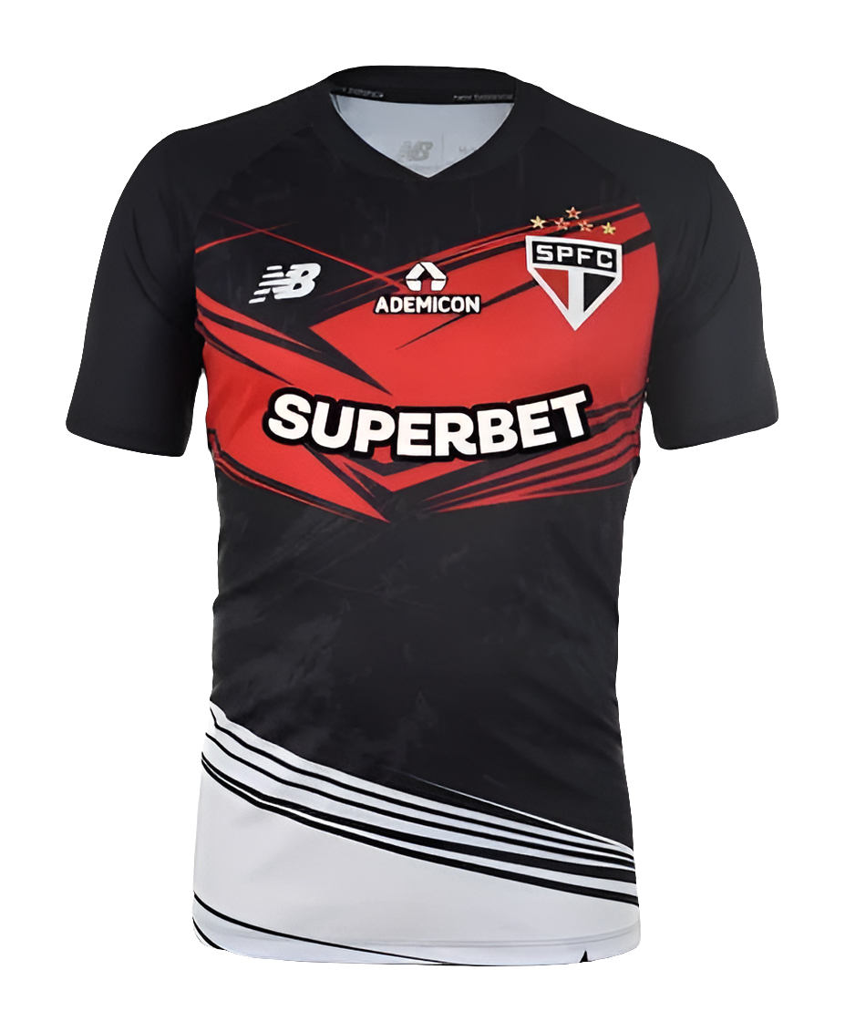 Camiseta São Paulo 25/26 Portero - Negro - Versión Aficionado
