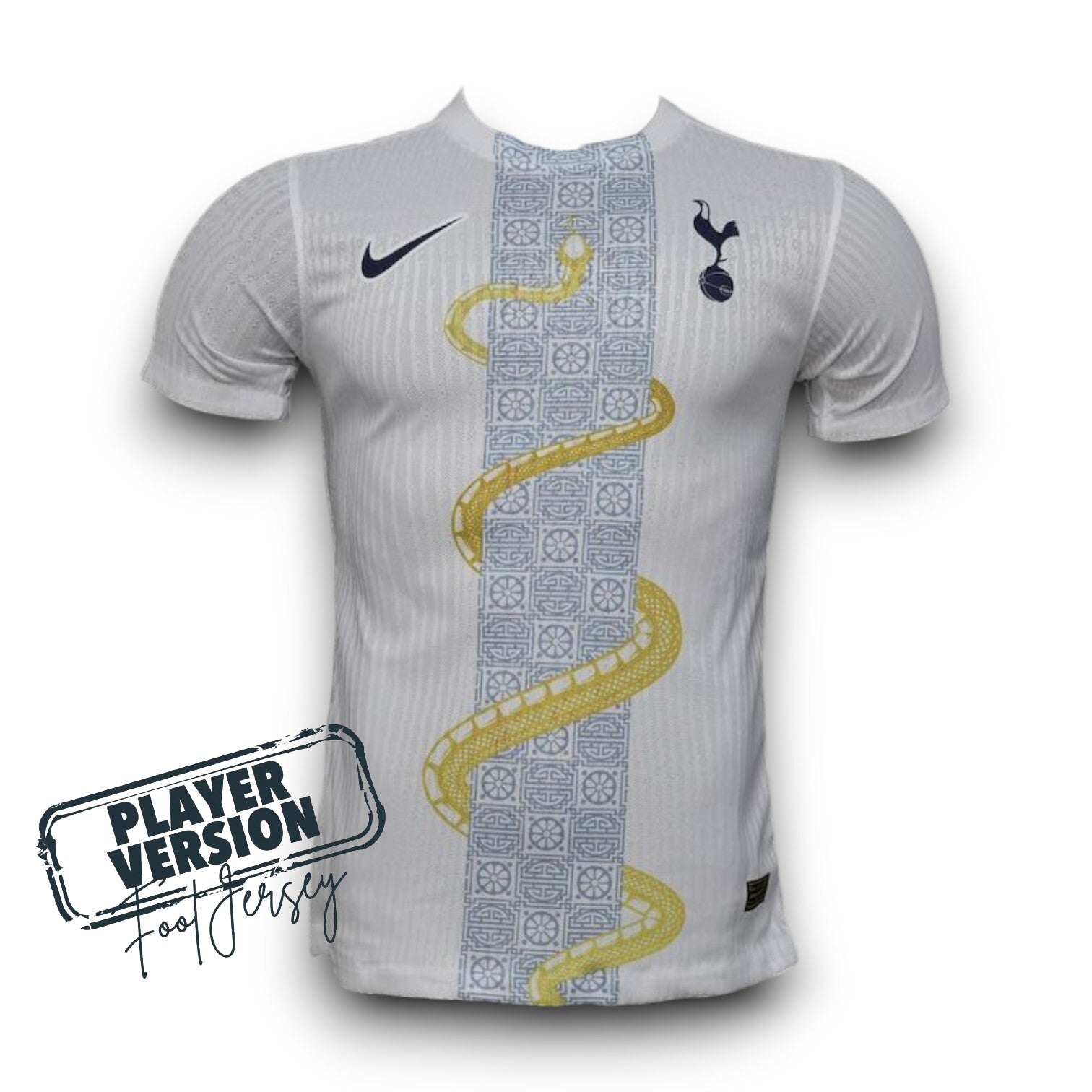 Tottenham Hotspur Jugador Camiseta 2025 - White Gold Snake