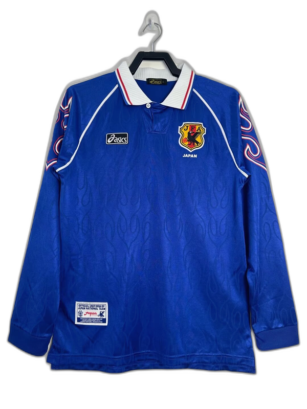 Camiseta Japón 1998 I Casa - Manga Larga Versión Retro
