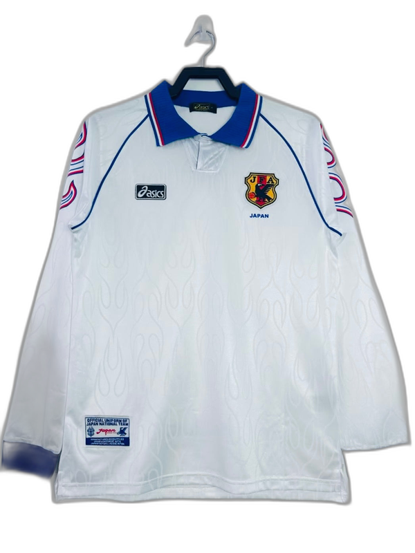Camiseta Japón 1998 II Visitante - Manga Larga Versión Retro