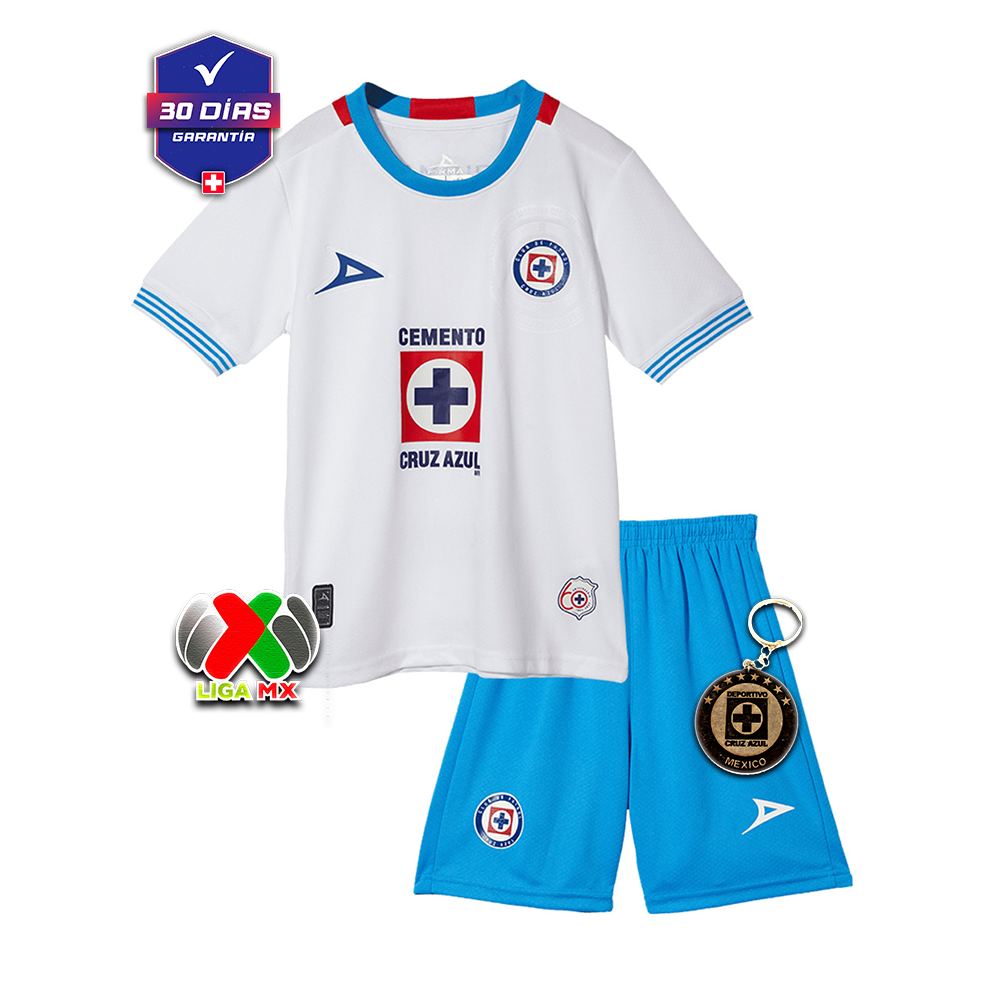 Kids Kit Cruz Azul Visitante 2024/2025