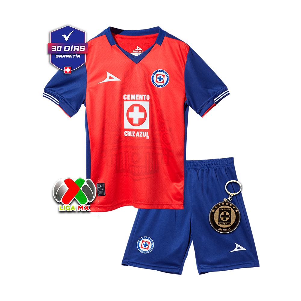 Kids Kit Cruz Azul Tercera 2024/2025