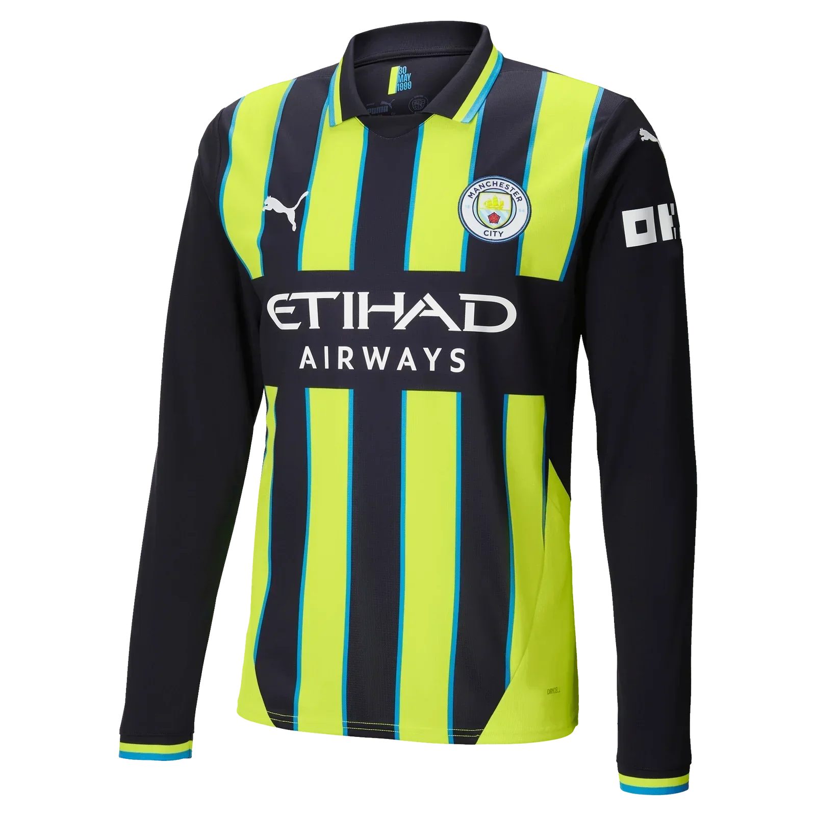 #10 Grealish Manchester City Visitante Camiseta 2024/2025 Long Sleeve