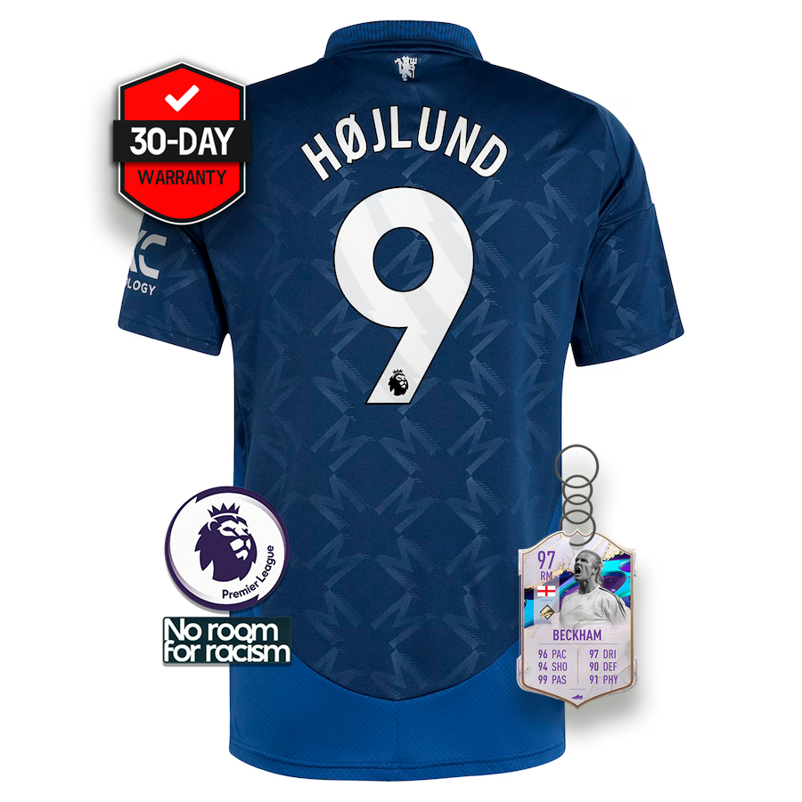 #9 Højlund Camiseta Manchester United Visitante 2024/2025